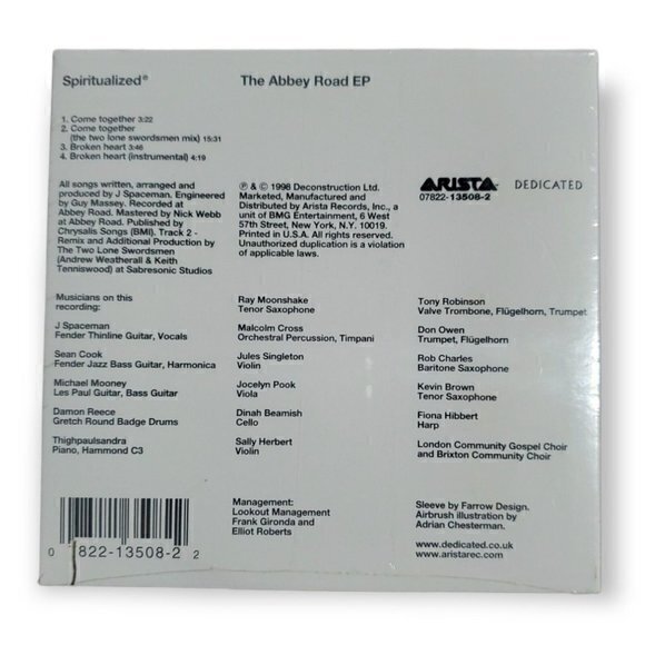 Spiritualized - The Abbey‎ Road EP [1998 Promotional CD] - Picture 2 of 2